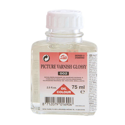 Глянцевый покрывной лак для масляных красок, 75 мл., Royal Talens