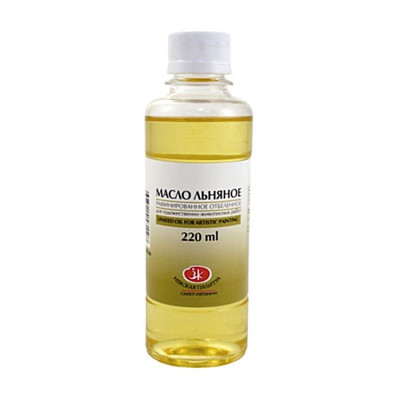 Олія лляна рафінована відбілена, 220 мл., ЗХФ Невська палітра