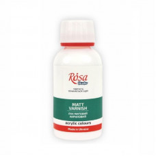 Лак акриловий, 120 мл., матовий, ROSA Studio