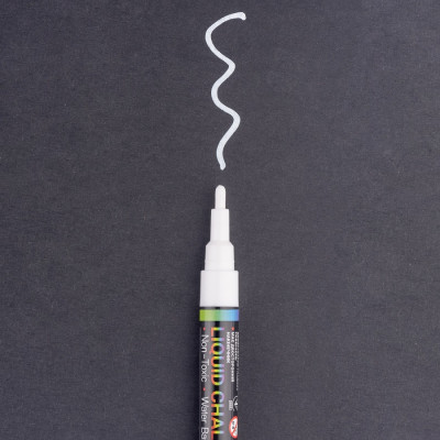 Маркер меловой Белый 3 мм Санти 390609