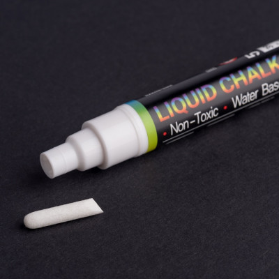 Маркер меловой Белый 5 мм Санти 390610