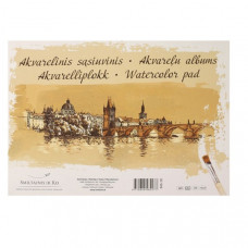 Альбом для акварелі, А3, 10 л., 200 г/м2, Gold SMILTAINIS Альбом для акварелі, А3, 10 л., 200 г/м2, Gold SMILTAINIS