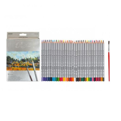 Набір акварельних олівців, 36 шт., Marco Raffine 7120-36CB Набір акварельних олівців, 36 шт., Marco Raffine 7120-36CB