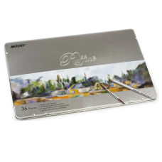 Набір акварельних олівців, 36 шт., в металевому пеналі, Marco Raffine 7120-36TN