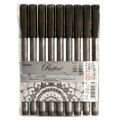 Линеры 9 шт. в наборе Marco 7810-9PB