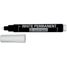 Белый перманентный маркер, 2,5 мм., Permanent White 8586/11 CENTROPEN