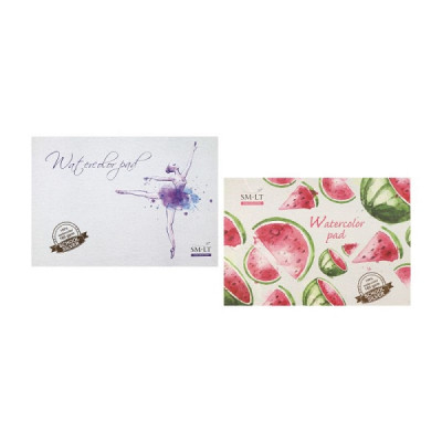 Альбом для акварелі, А4, 20 л., 160 г/м2, Silver SMILTAINIS