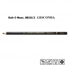 Карандаш GIOCONDA художественный угольный, Koh-I-Noor, 8810/2