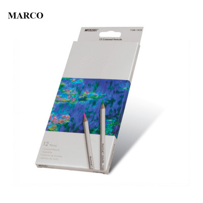 Набір акварельних олівців, 12 шт., Marco Raffine 7120-12CB Набір акварельних олівців, 12 шт., Marco Raffine 7120-12CB