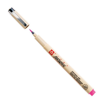 Лайнер-кисть розовая, PIGMA Brush, Sakura