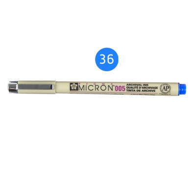 Синій Лінер 0.45 мм., PIGMA Micron (0.5), Sakura