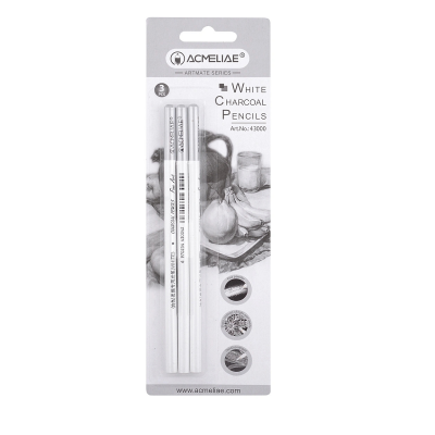 Набор угольных белых карандашей 43000 Acmeliae