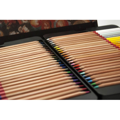 Набор профессиональных цветных карандашей, 48 шт .. В металлическом пенале, Marco Renoir. FineArt-48-tn Набор профессиональных цветных карандашей, 48 шт .. В металлическом пенале, Marco Renoir. FineArt-48-tn