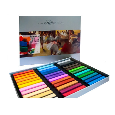Сухая Художественная пастель Marco, 36 цветов в наборе