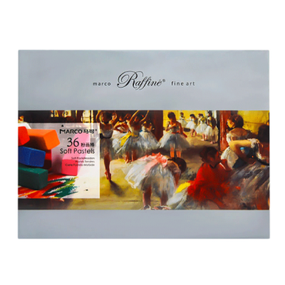 Сухая Художественная пастель Marco, 36 цветов в наборе