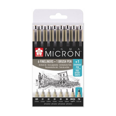 Лінери у наборі 8 шт. Сакура POXSDK8S