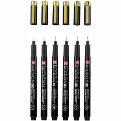 Лінери у наборі 6 шт. Сакура POXSDKB6YOS