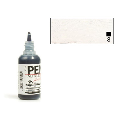 Краска для аэрографов Белая темная RENPEN35ML_01