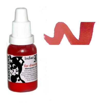 Несмываемая Кармин туш Renesans RENTUSZ20N_5