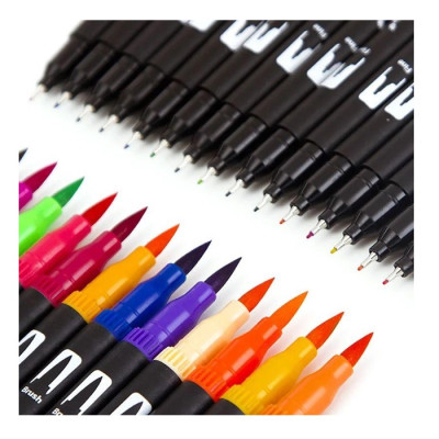 Набор акварельных скетч маркеров 100шт. SMW-100DB