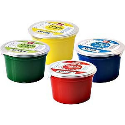 Зелена темна гуашева фарба, 225 мл., Луч