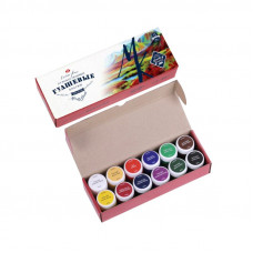 Набір гуашевих фарб, 12 кольорів по 40 мл., Майстер клас 1741010 