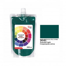 Изумрудная светлая гуашевая краска, 200 мл., ROSA Studio Изумрудная светлая гуашевая краска, 200 мл., ROSA Studio