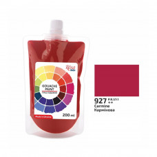 Кармінова гуашева фарба, 200 мл., ROSA Studi