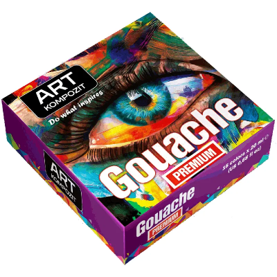 Гуашеві фарби ART Kompozit, 16 кольорів по 20 мл.