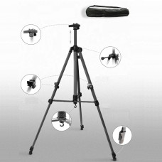 Мольберт-треногая металлическая, 52-155 см., портативная, черная, Josef Otten