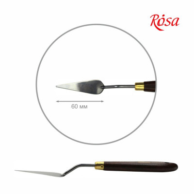 Мастихін № 23, довжина 6см, крапля, Classic ROSA Talent