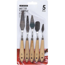 Набір мастихінів, 5 шт. різних форм та розмірів, Art Nation MPK-05 Набір мастихінів, 5 шт. різних форм та розмірів, Art Nation MPK-05