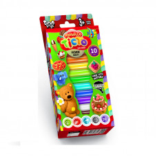 Тесто для лепки Master-Do, 10 цветов. Danko toys TMD-02-02