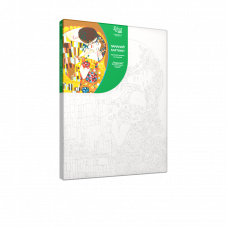 Поцелуй. Акриловая живопись по номерам. Набор