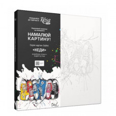 Кеди, акрилова картина за номерами, набір Rosa Start Кеди, акрилова картина за номерами, набір Rosa Start