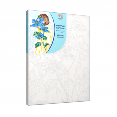 Дівчина-таємниця, акрилова картина за номерами, набір Rosa Start Дівчина-таємниця, акрилова картина за номерами, набір Rosa Start