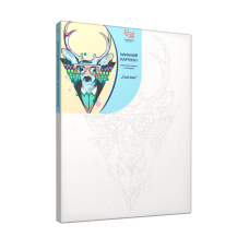 Cool deer, акрилова картина за номерами, набір Rosa Start Cool deer, акрилова картина за номерами, набір Rosa Start