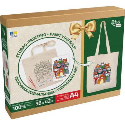 Сумка-шопер Коти в шапках набір для творчості ROSA