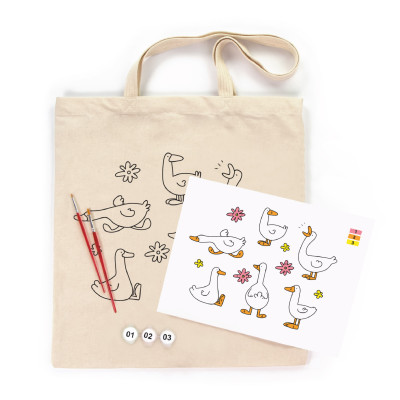 Сумка-шопер Гуси набір для творчості ROSA