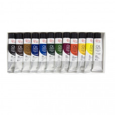 Набір олійних фарб, 12 кольорів по 20 мл., ROSA Gallery Набір олійних фарб, 12 кольорів по 20 мл., ROSA Gallery