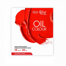 Набір олійних фарб, 18 кольорів по 20 мл., ROSA Gallery Набір олійних фарб, 18 кольорів по 20 мл., ROSA Gallery