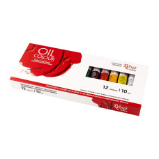 Набір олійних фарб, 12 кольорів по 10 мл., ROSA Gallery Набір олійних фарб, 12 кольорів по 10 мл., ROSA Gallery