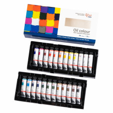 Набір олійних фарб, 24 кольори по 10 мл., ROSA Studio Набір олійних фарб, 24 кольори по 10 мл., ROSA Studio
