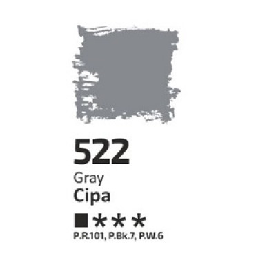 Сіра, 60мл, олійна фарба ROSA Studio