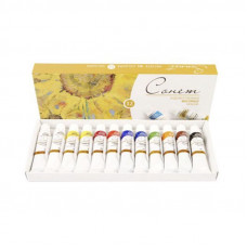 Набір олійних фарб, 12 кольорів по 10 мл., Сонет 2641099 Невська Палітра Набір олійних фарб, 12 кольорів по 10 мл., Сонет 2641099 Невська Палітра