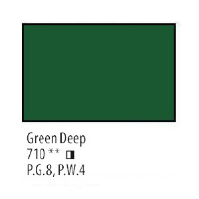 Зелена темна олійна фарба, 120 мл., Сонет