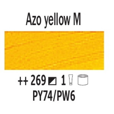 AZO Желтый средний (269), 40 мл., Van Gogh, маслянная краска