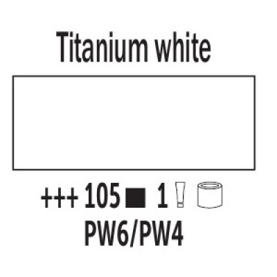 Білила титанові (105), олійна фарба 200 мл., Van Gogh