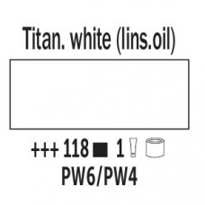 Білила титанові (на лляній олії) (118), олійна фарба 200 мл., Van Gogh