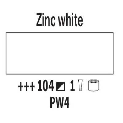 Білила цинкові (104), олійна фарба 40 мл., Van Gogh
